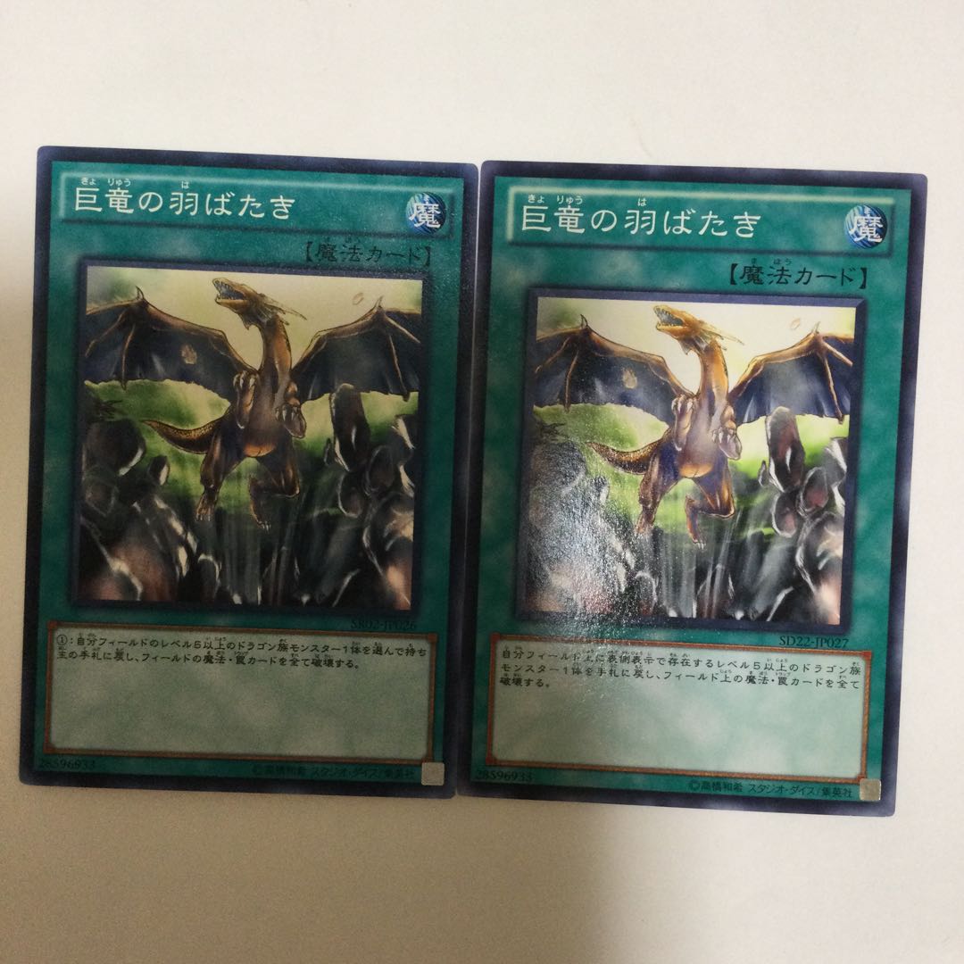 巨竜の羽ばたき 2枚