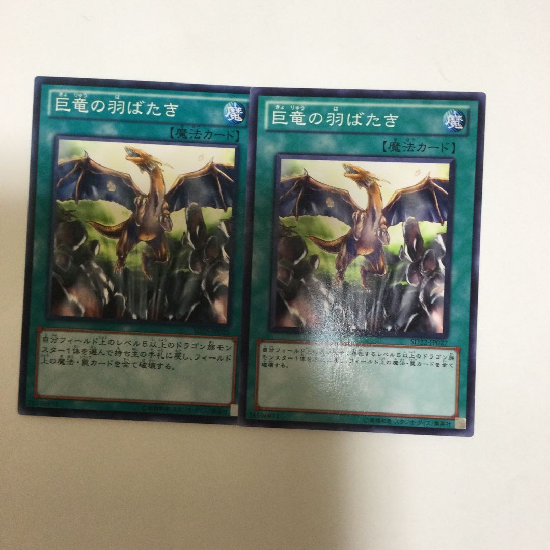 巨竜の羽ばたき 2枚