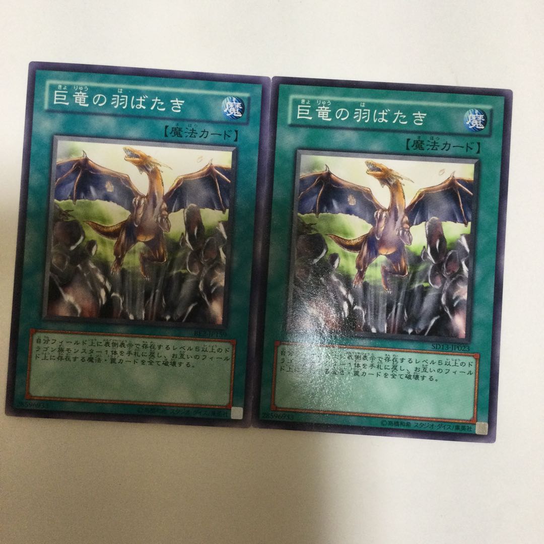 巨竜の羽ばたき　２枚