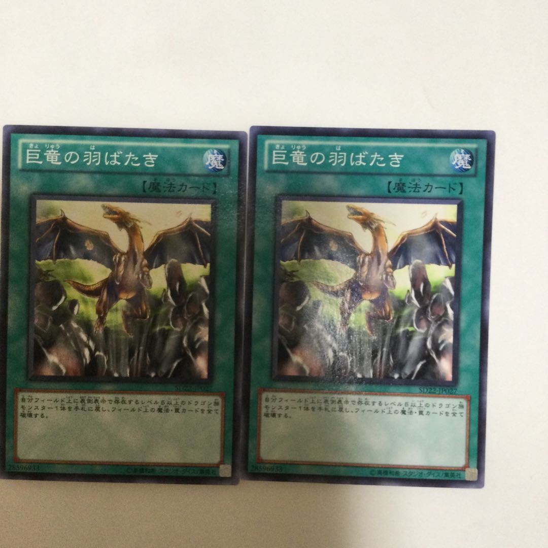 巨竜の羽ばたき 2枚