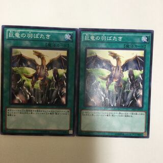 巨竜の羽ばたき　２枚