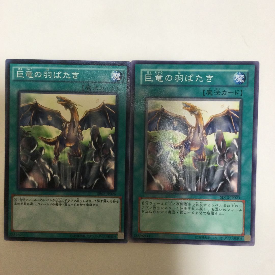 巨竜の羽ばたき　２枚