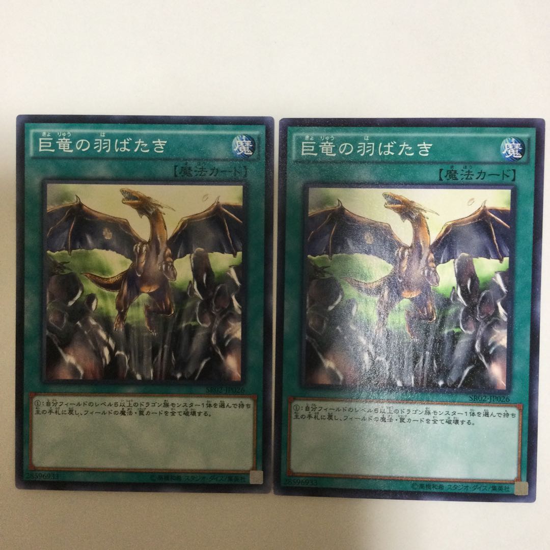 巨竜の羽ばたき　２枚