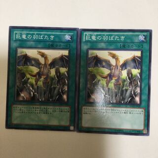 巨竜の羽ばたき　２枚