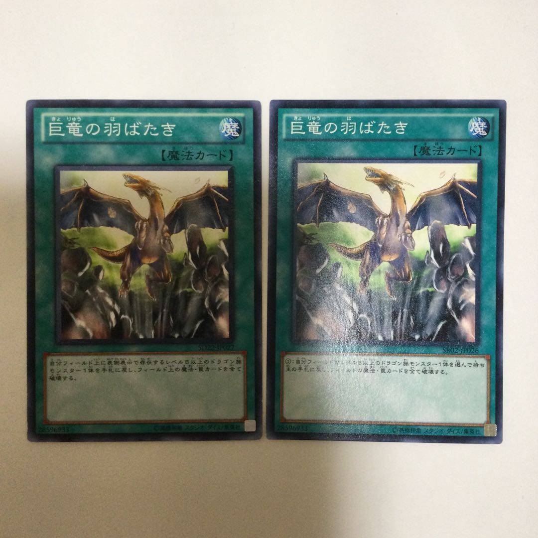 巨竜の羽ばたき 2枚