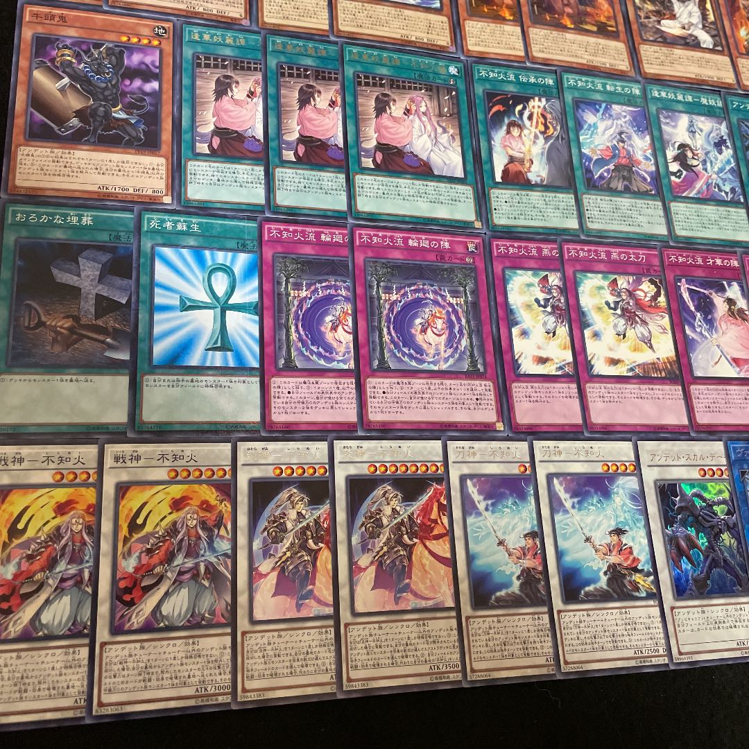 遊戯王 不知火 構築済みデッキ40枚＋EX15枚
