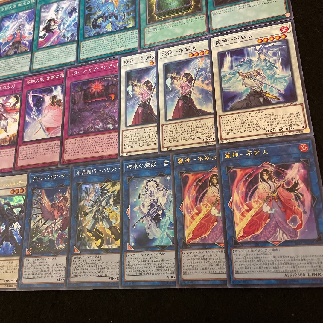 遊戯王 不知火 構築済みデッキ40枚＋EX15枚