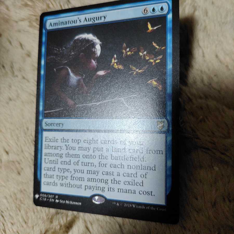 mtg　アミナトゥの占い/Aminatou's Augury　英語 ザリスト