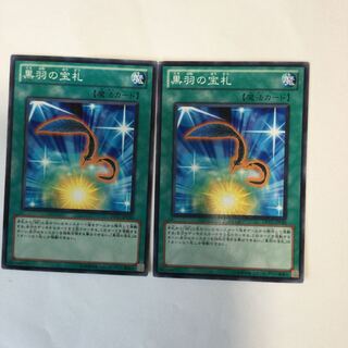 黒羽の宝札　２枚