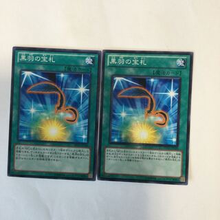 黒羽の宝札　２枚