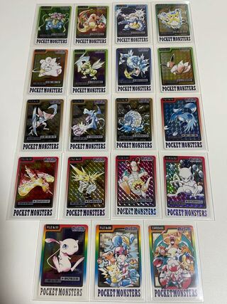 Pokemon BANDAI Carddas 153 cards, fully complete Special 30枚