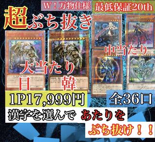 【ELISE様専用1口超ぶち抜き〜W万物をぶち抜きけ〜 1枚