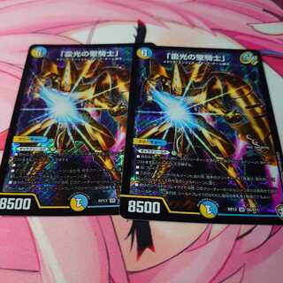 「雷光の聖騎士」2枚