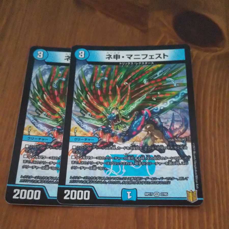 ネ申・マニフェスト 2枚セット