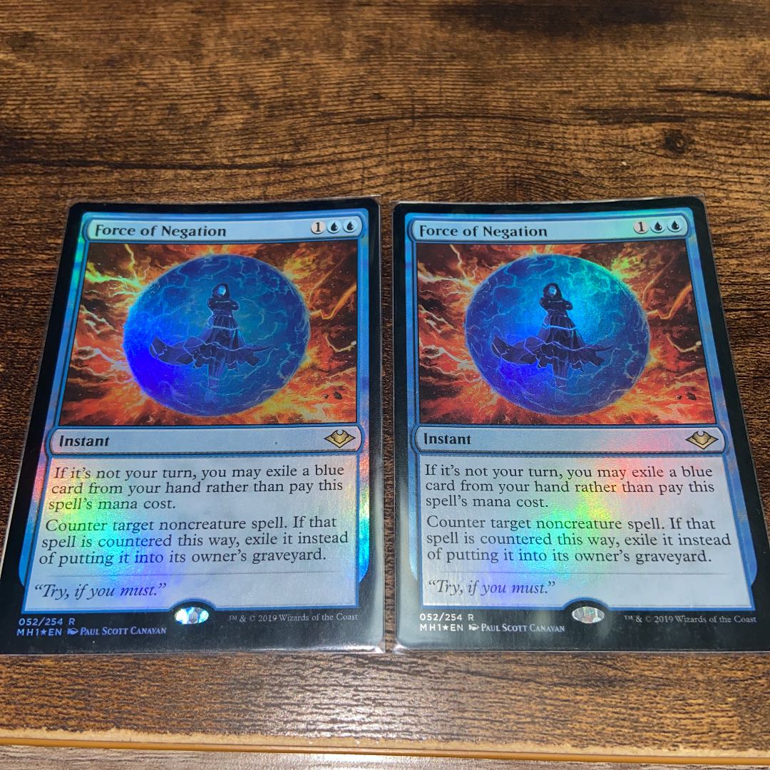 否定の力　2枚セット　foil MH1