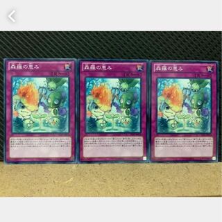 【ぽぽたん】遊戯王 2771 森羅の恵み 3枚 ノーマル