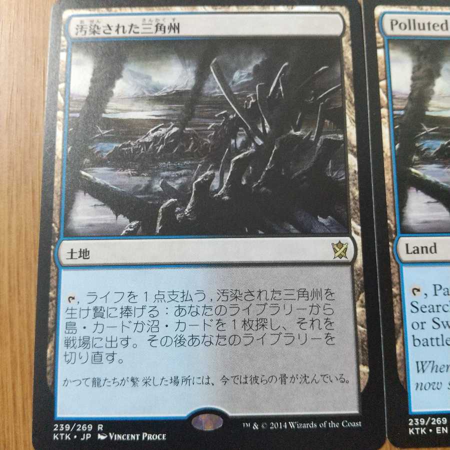 汚染された三角州 日英混合 3枚