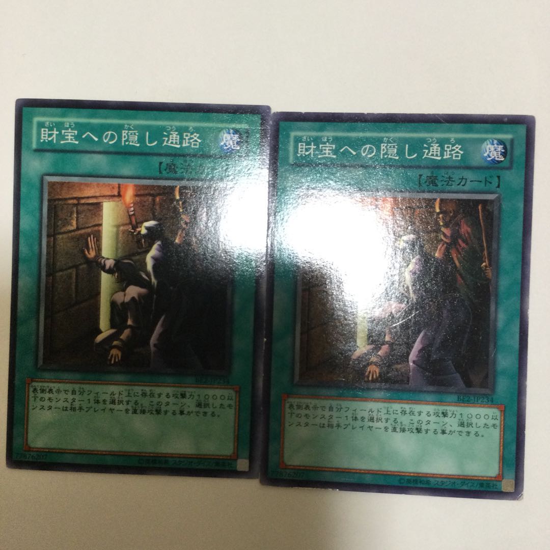 財宝への隠し通路　２枚 1枚