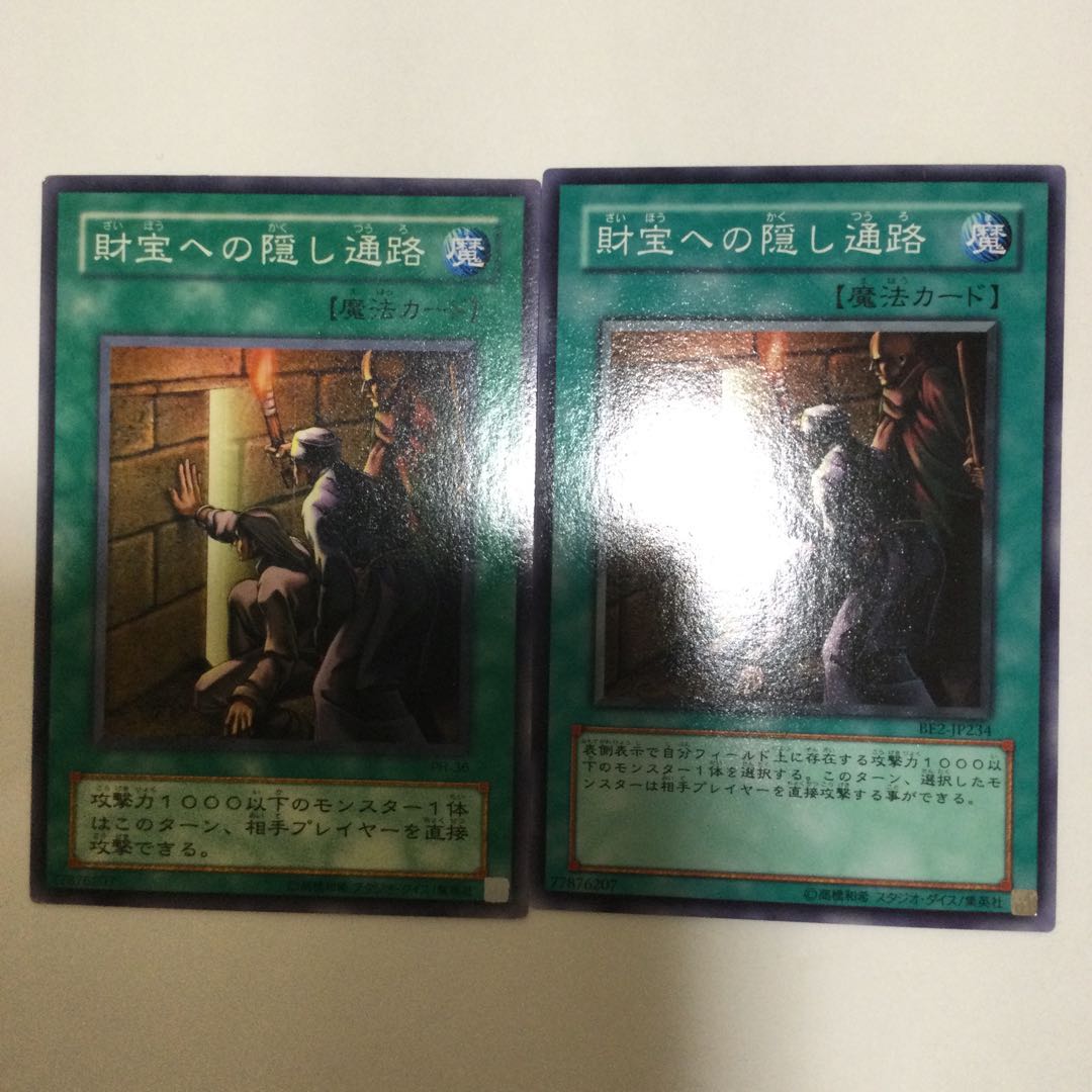 財宝への隠し通路　２枚 1枚