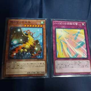 霞の谷の巨神鳥+ハーピィの羽根吹雪