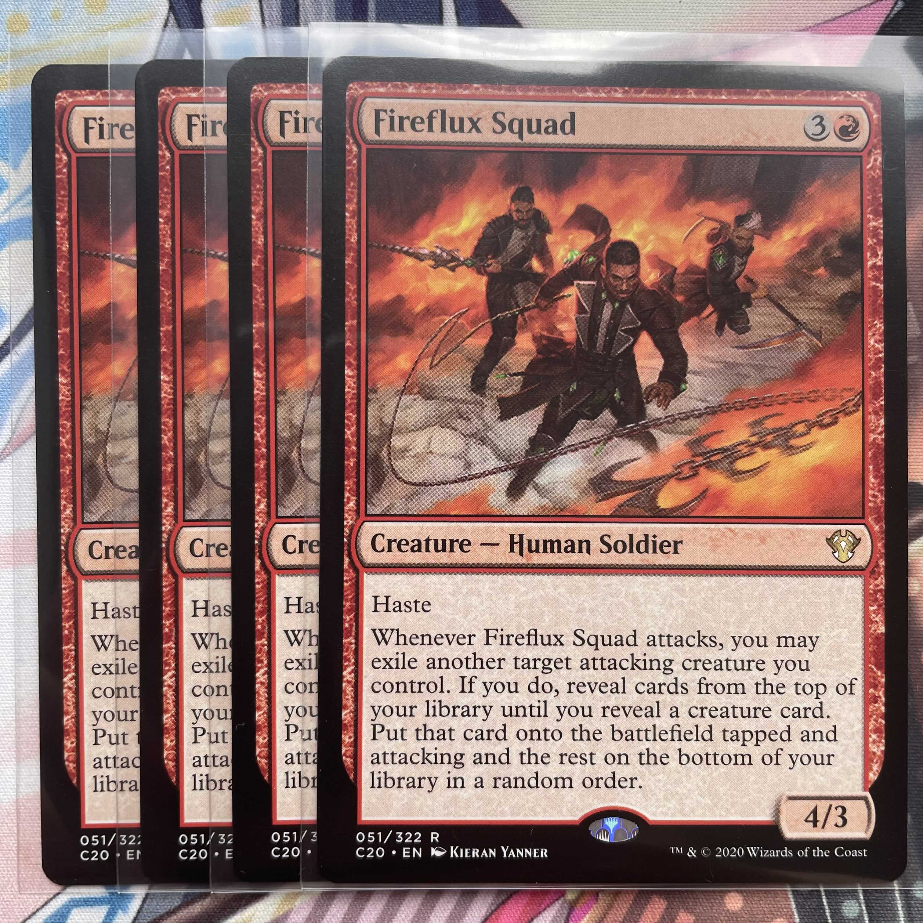 炎渦の部隊 4枚