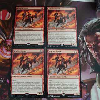 炎渦の部隊 4枚セット