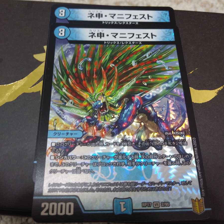 ネ申・マニフェスト二枚セット