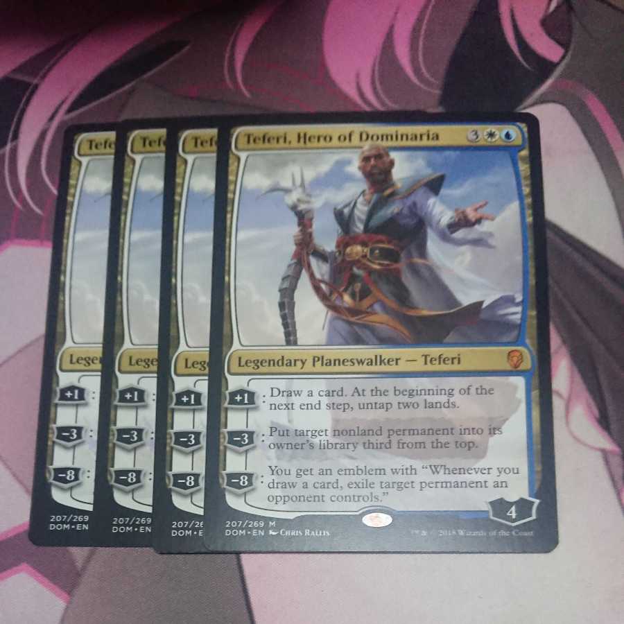 Teferi, Hero of Dominaria 4 copies