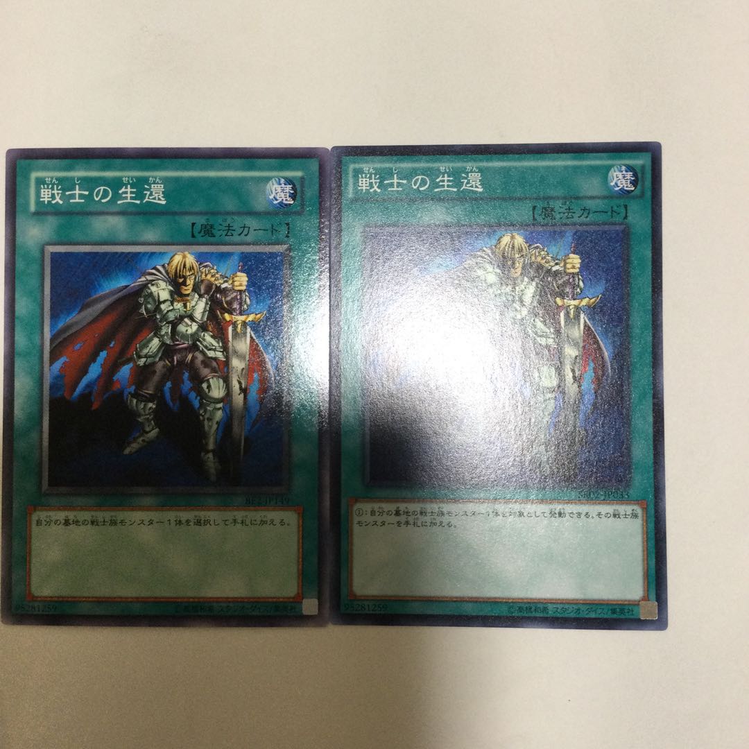 戦士の生還 2枚