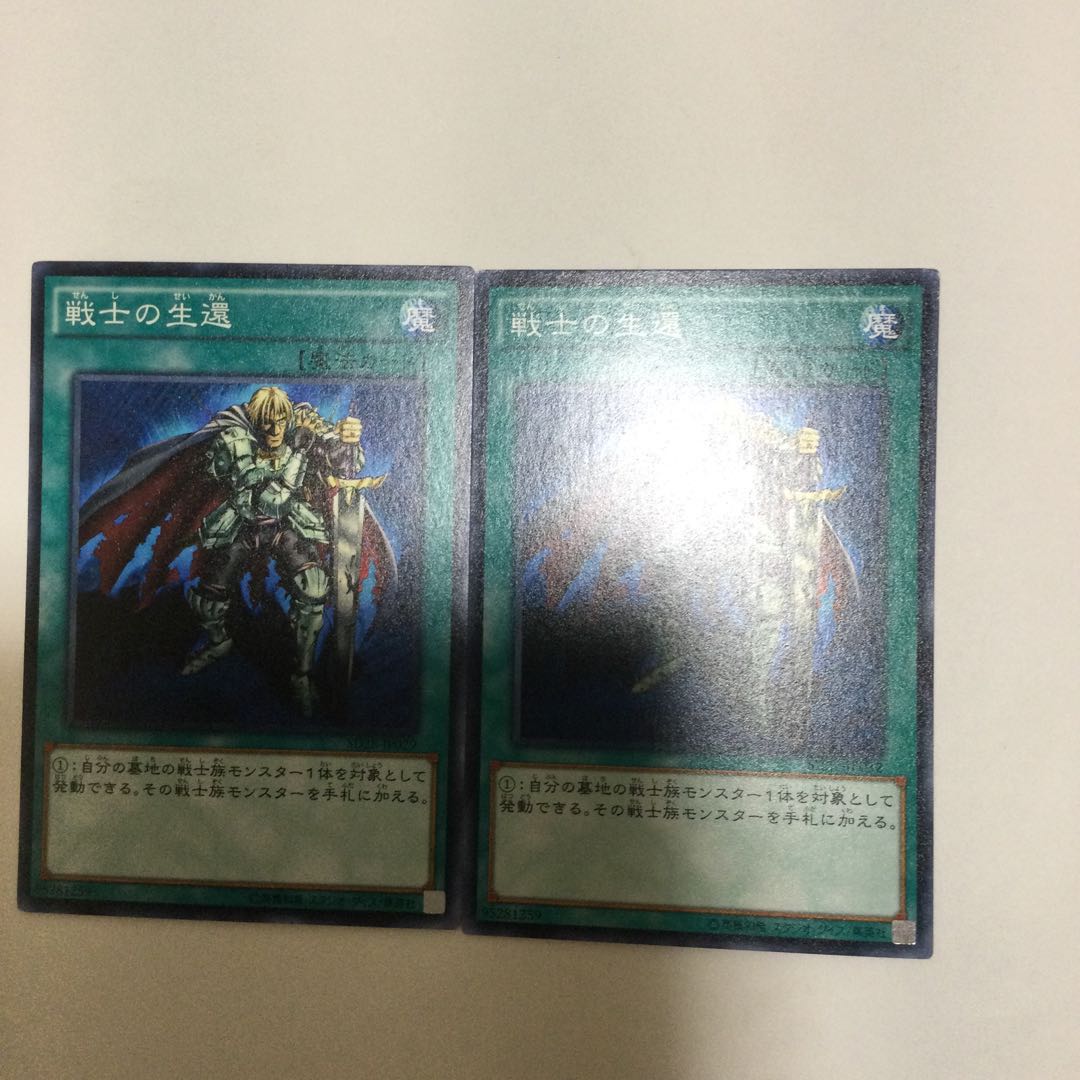 戦士の生還 2枚