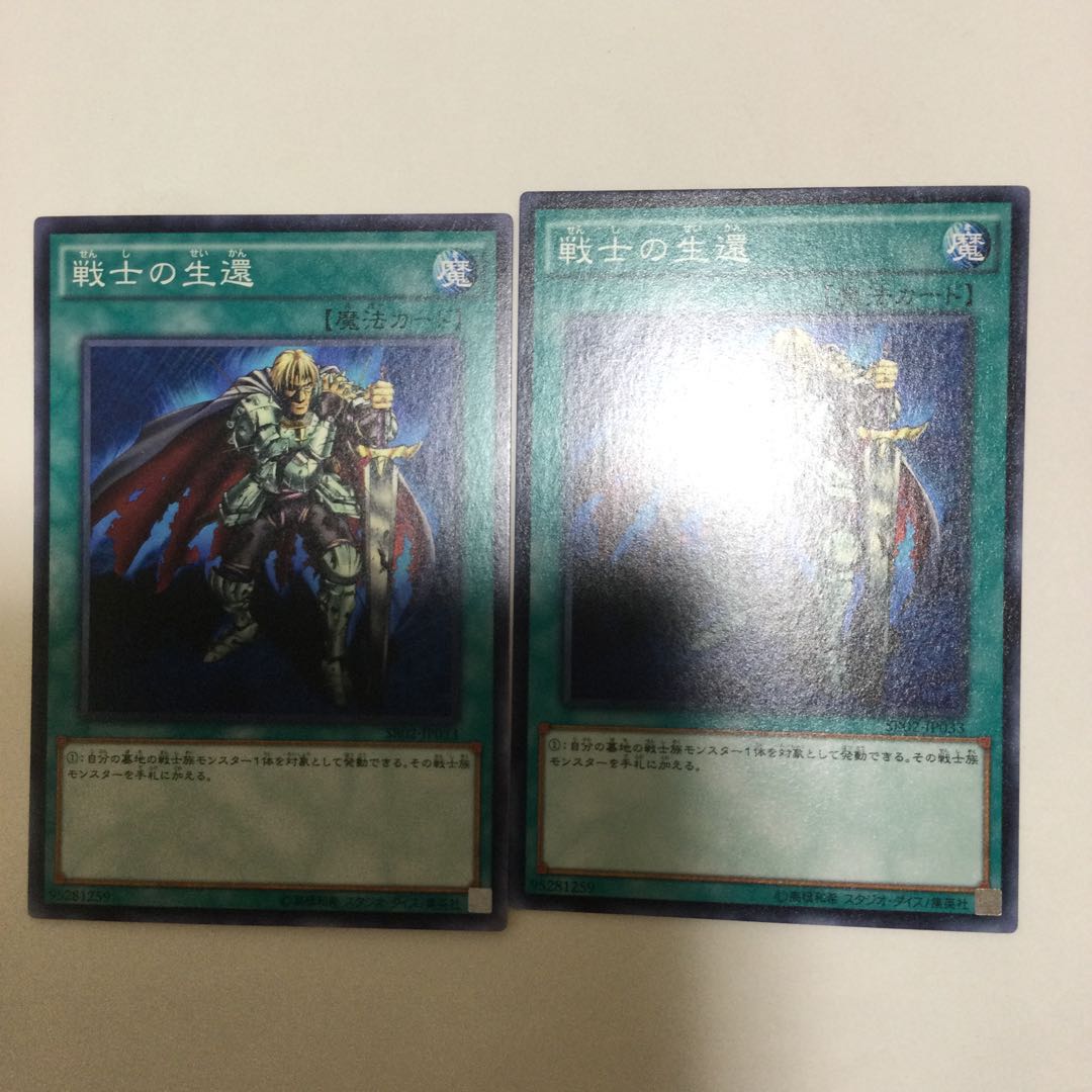 戦士の生還 2枚