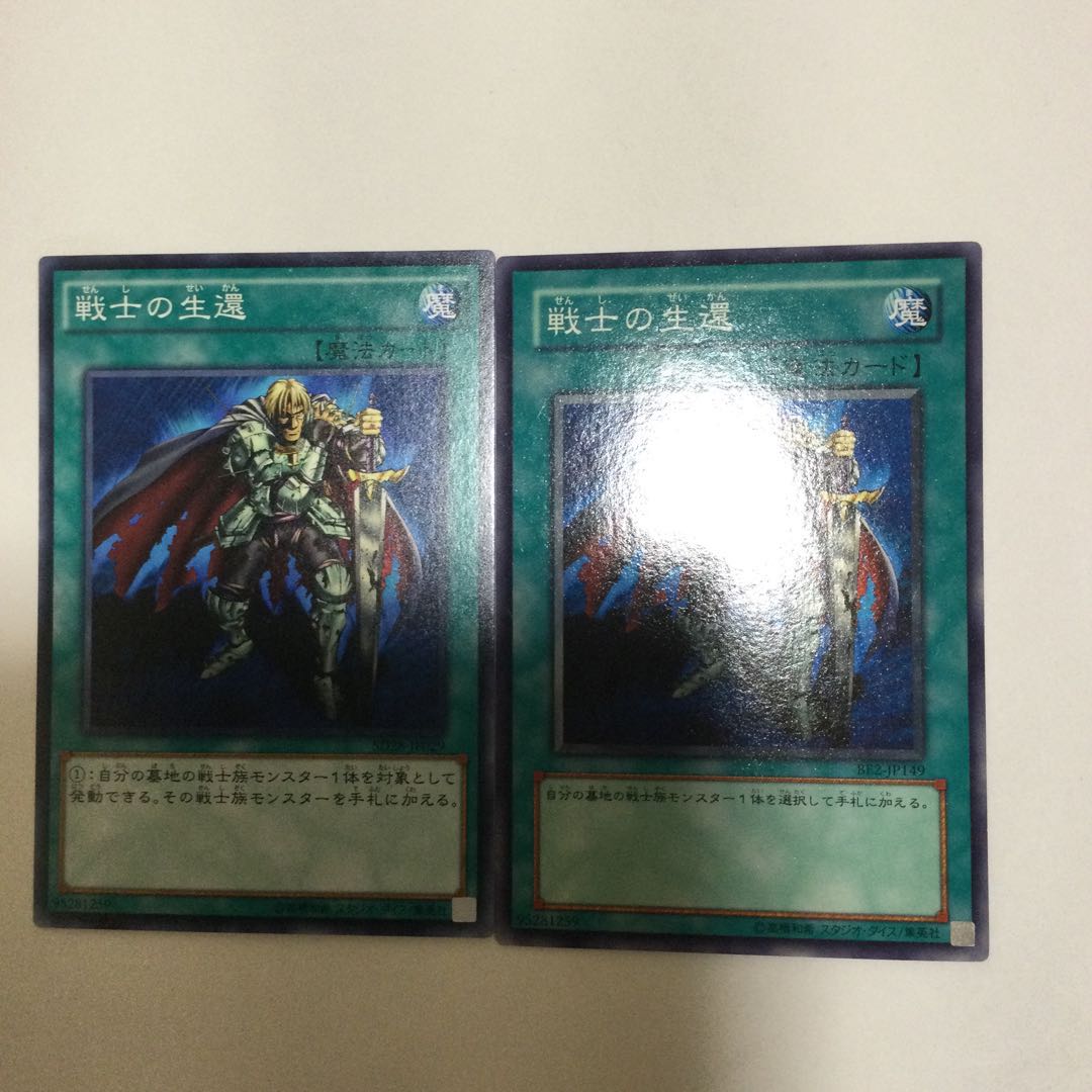 戦士の生還 2枚