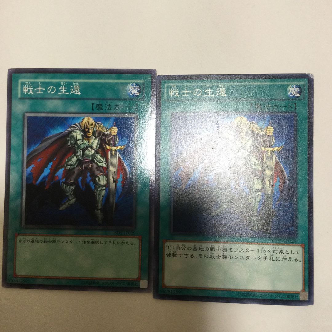 戦士の生還 2枚