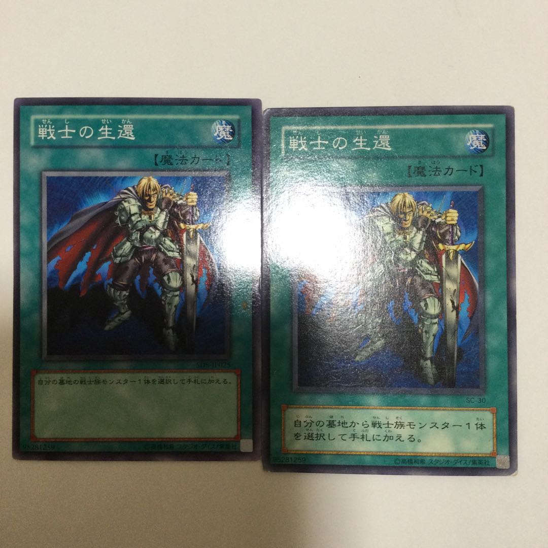 戦士の生還 2枚