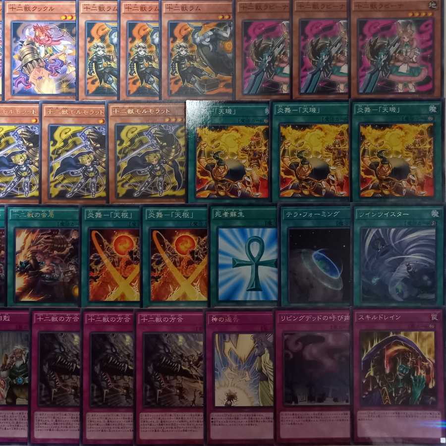 遊戯王 十二獣 デッキ パーツ EX