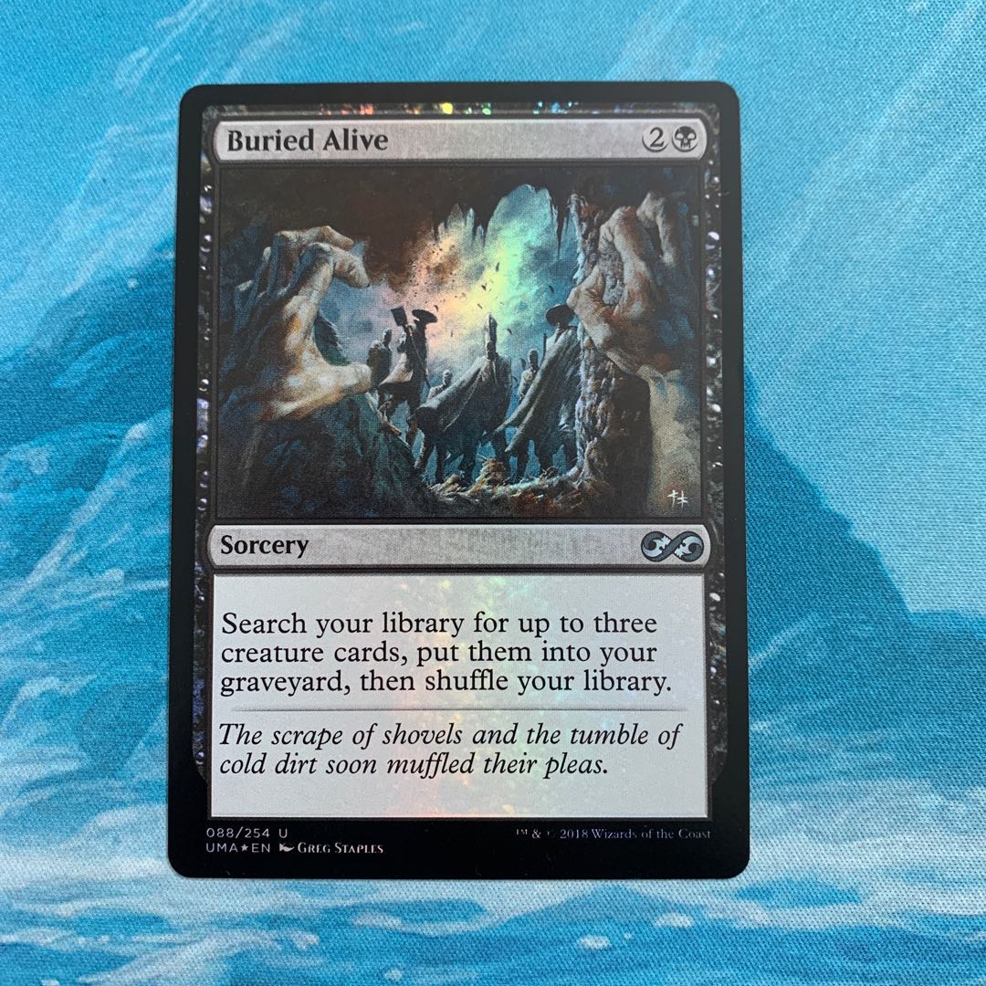 MTG foil Buried Alive