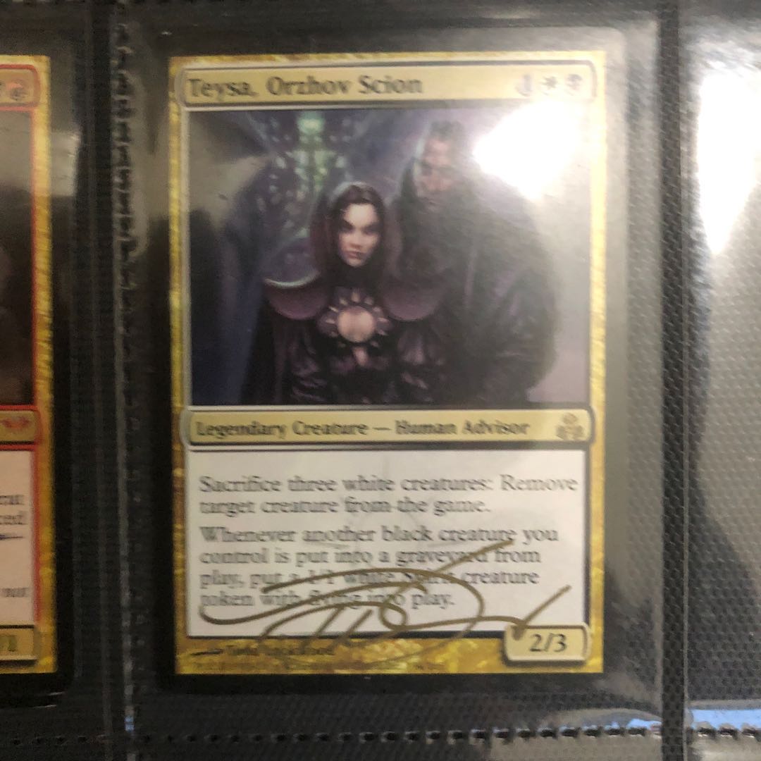 YATA1様専用　 オルゾフの御曹子、テイサ　サインド1枚