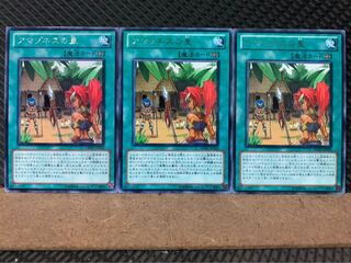 【ぽぽたん】遊戯王 1577 アマゾネスの里 3枚 レア