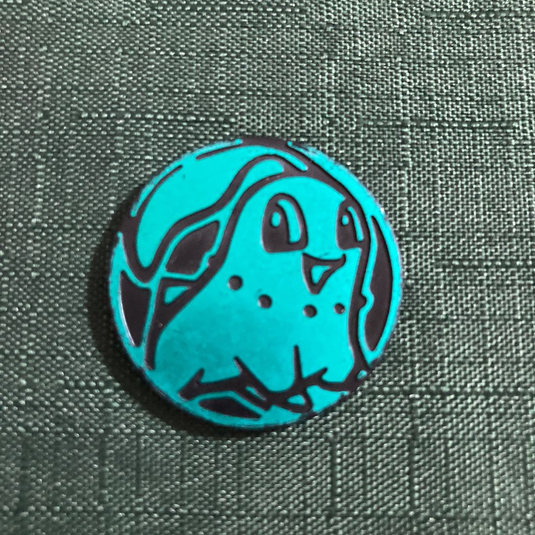 Pokémon Card PCG Meganiumex Evolution Line with Coins