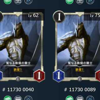 Silver 聖なる鉄槌の騎士　2枚