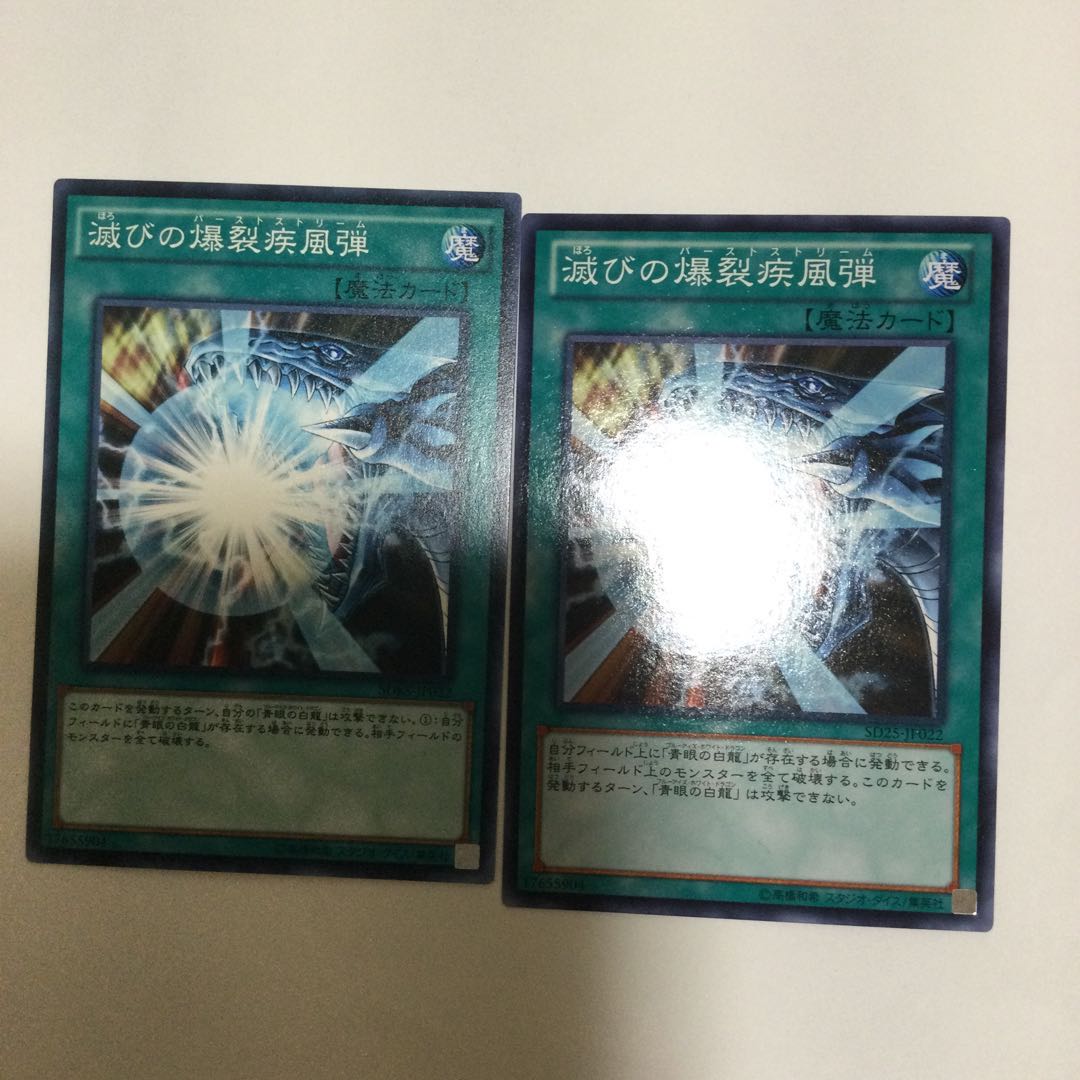 滅びの爆裂疾風弾　２枚