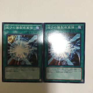 滅びの爆裂疾風弾　２枚