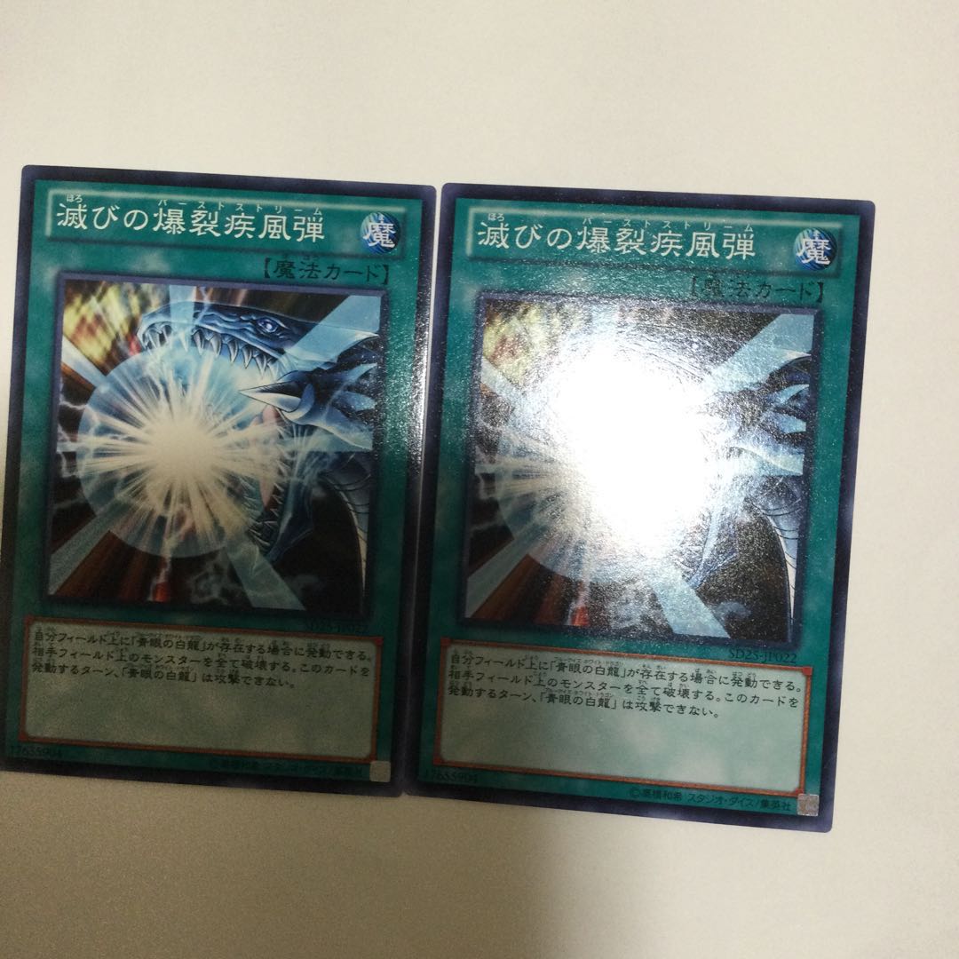 滅びの爆裂疾風弾　２枚