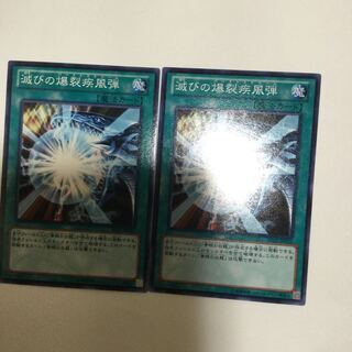 滅びの爆裂疾風弾　２枚