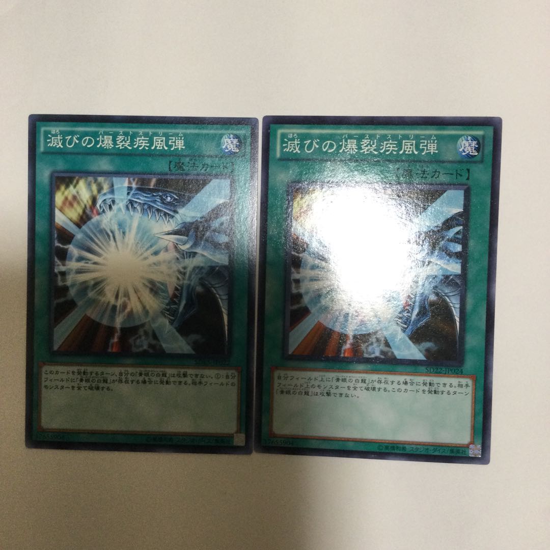 滅びの爆裂疾風弾 2枚