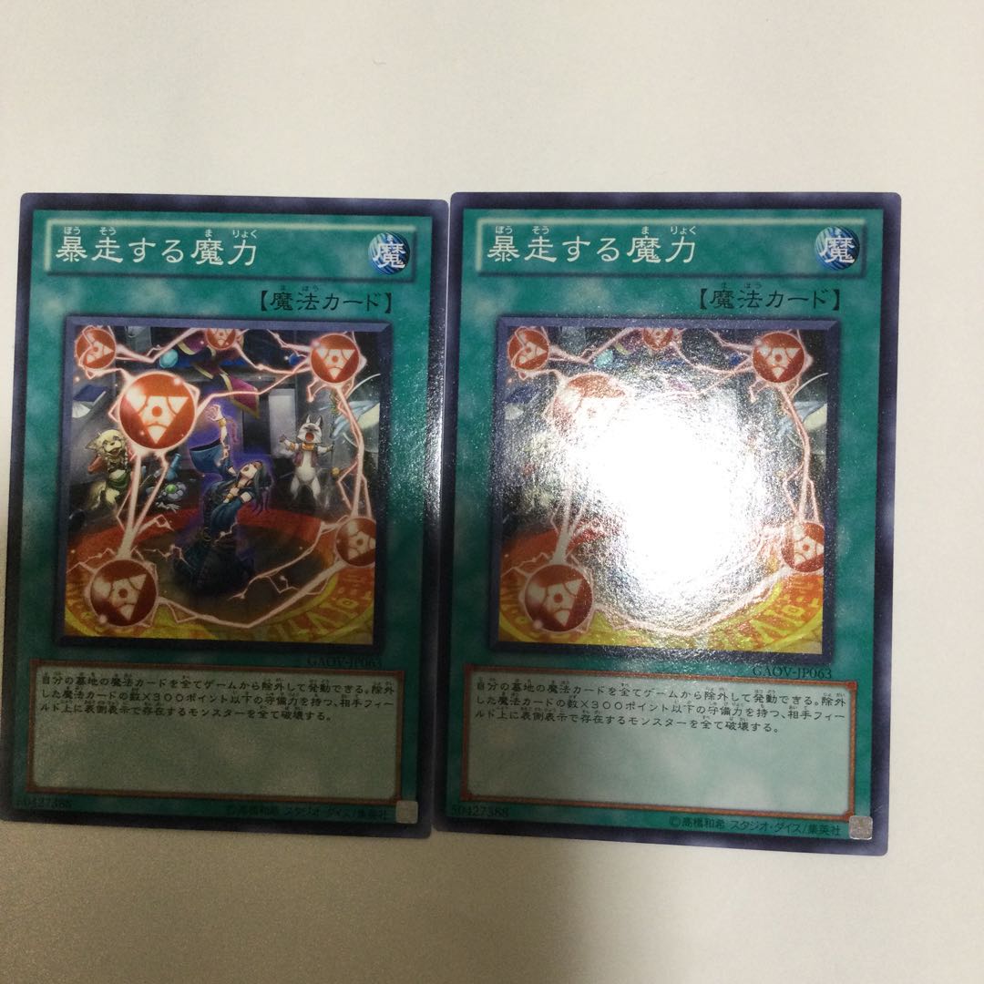 暴走する魔力 2枚