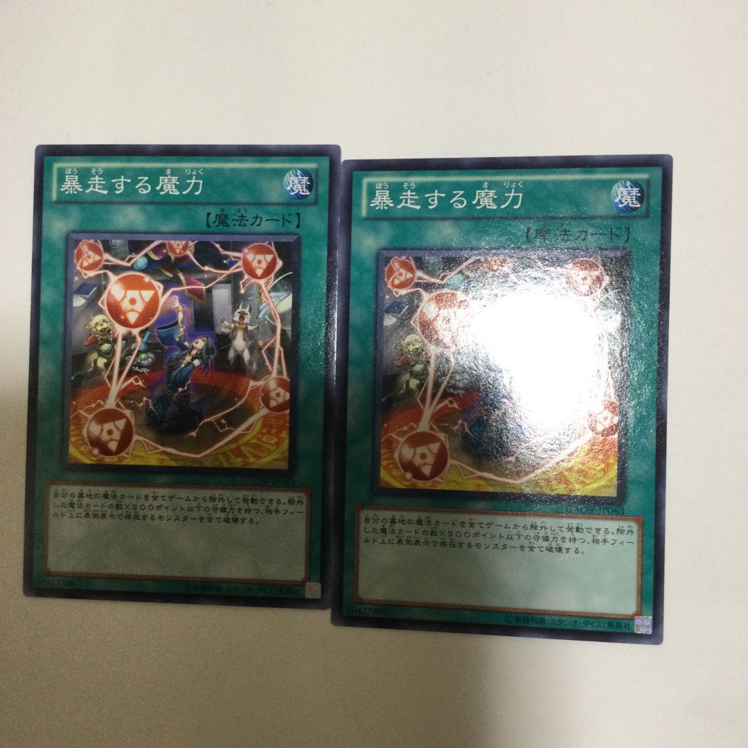 暴走する魔力 2枚