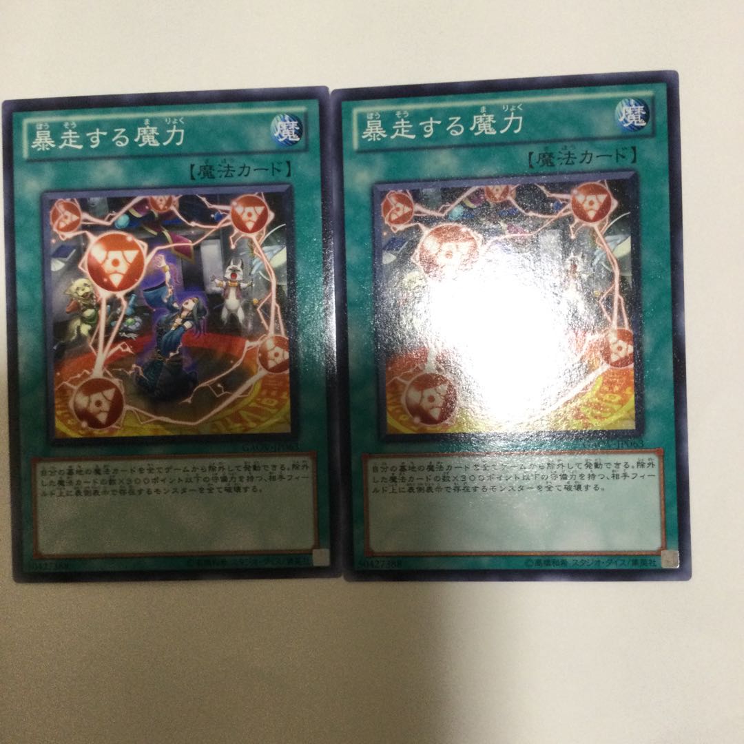 暴走する魔力 2枚