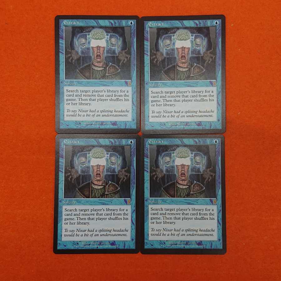 MTG Extract English 4-card set