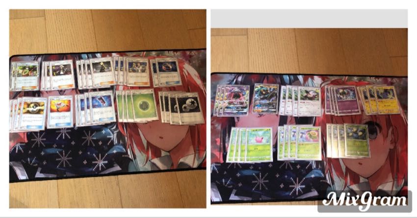 ポケカ デッキ4セット 1枚